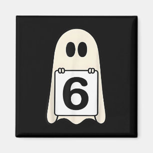 Imã Número Assustador 6 Grupo de Fantasias de Hallowee