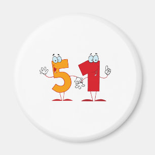 Imã Número feliz 51