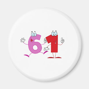 Imã Número feliz 61