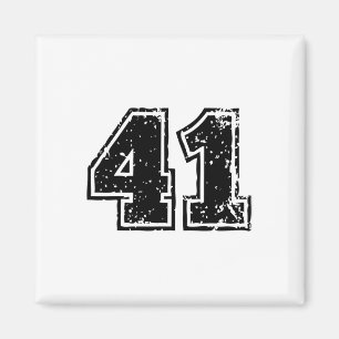 Imã Número nº 41 Equipe de desenho de vendas de quaren