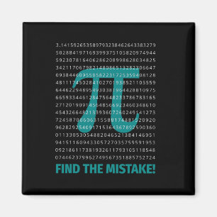 Imã Número Pi Math Dizendo Com Número Pi Encontre A Mi