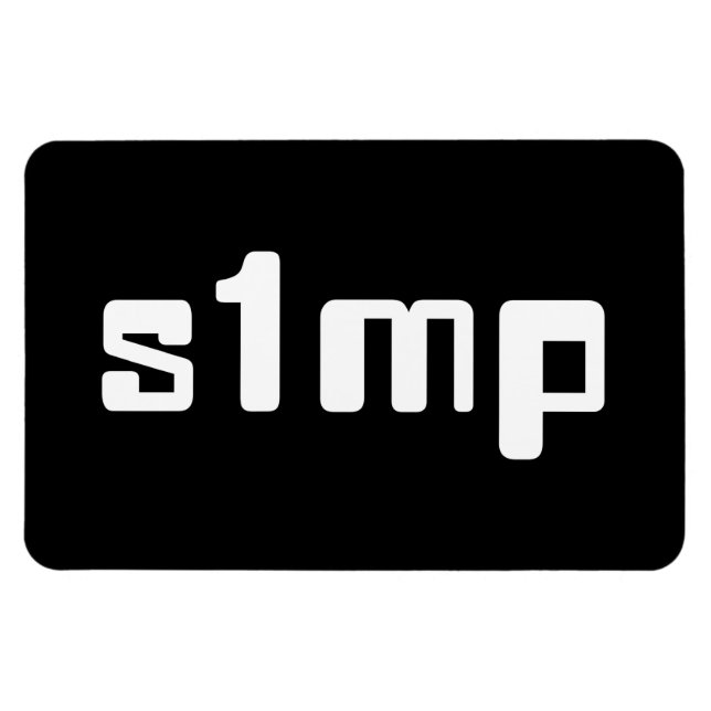 Ímã Número Um Simp (Horizontal)