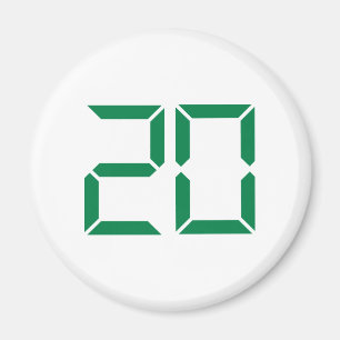 Imã Número - vinte - 20