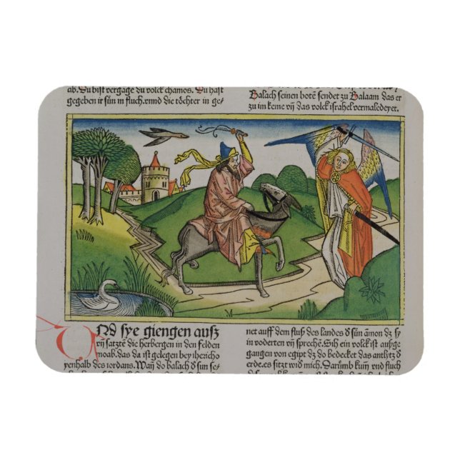 Ímã Números 22 20-35 Balaam está falando bunda, do 'N (Horizontal)