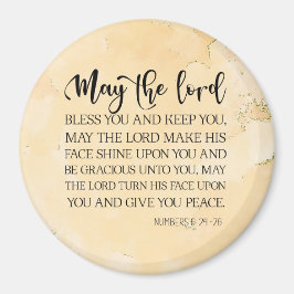 Imã Números 6:24-26 O Senhor Abençoa-te e Mantém-te