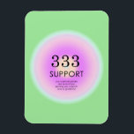 Ímã Números Anjos Modernos Numerologia 333 Significado<br><div class="desc">Relaxando a design espiritual,  com os números de anjos 333,  um número,  que simboliza o encorajamento,  que você está protegido pelo Universo e seus guias espirituais,  não importa as dificuldades que você possa enfrentar. Números de anjo 3333 poster de gradiente,  com significado e explicação numérica.</div>