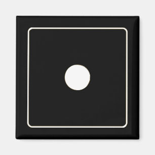 Imã Números DICE de pílulas brancas 1 + seu backgr.