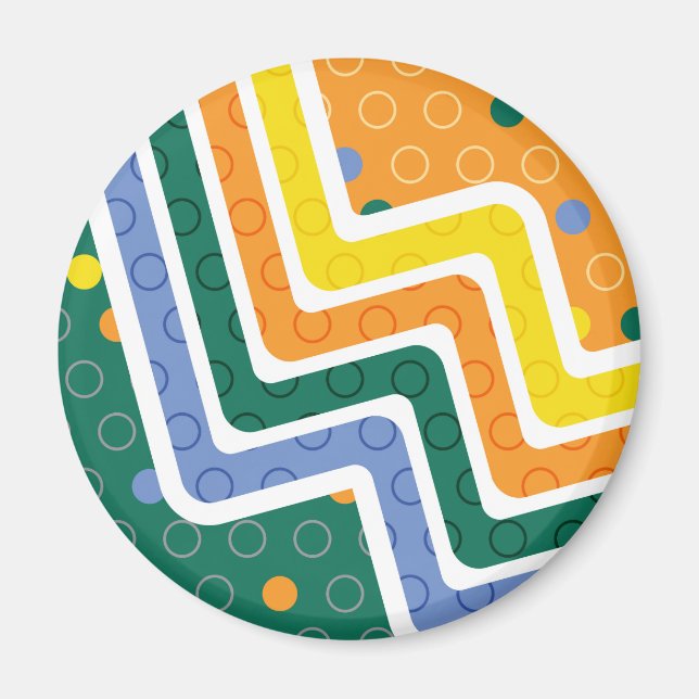 Imã Números Geométricos 3 (Frente)