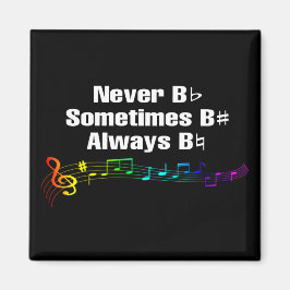 Imã Nunca B Plana, Às Vezes B Sharp Magnet