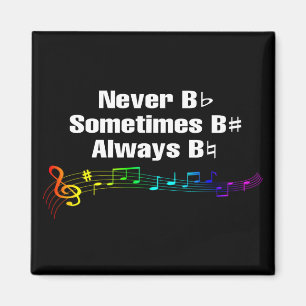 Imã Nunca B Plana, Às Vezes B Sharp Magnet