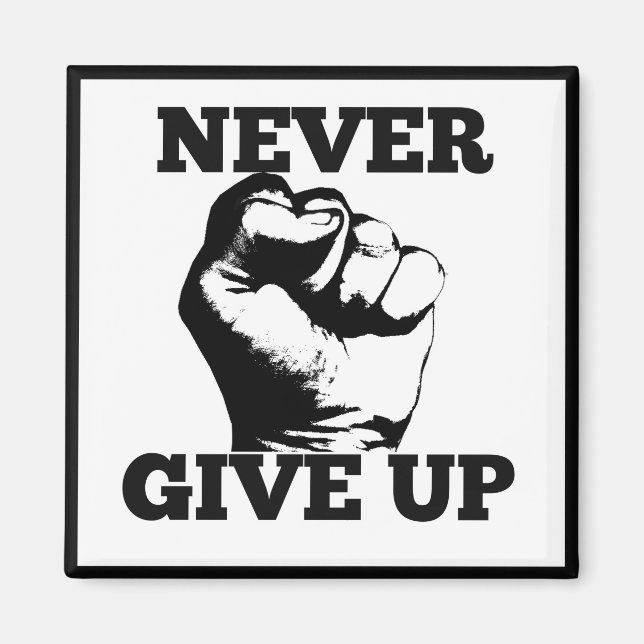 Imã Nunca desistir do ímã (Frente)