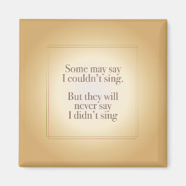 Imã Nunca disse que não cantava