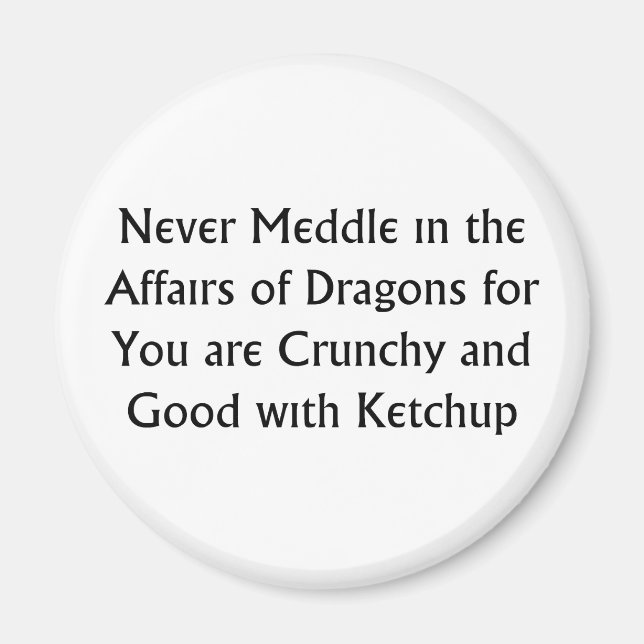 Imã Nunca Dragões (Frente)