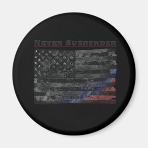 Imã Nunca Entregue Bandeira Negra-Americana