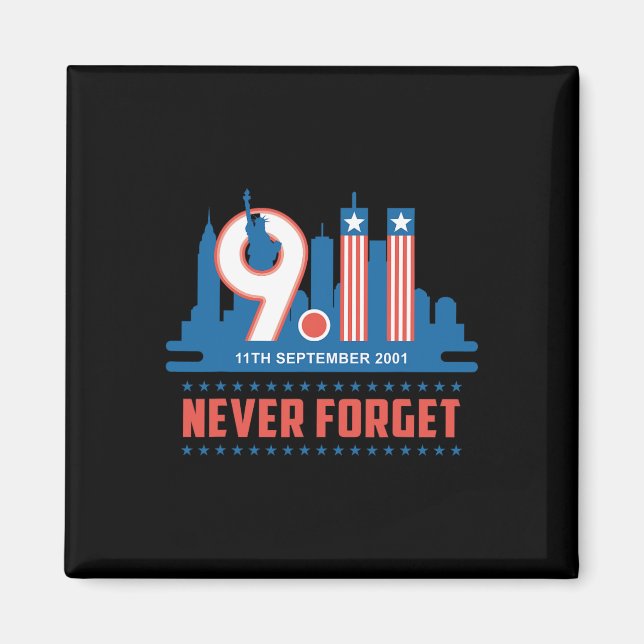 Imã Nunca Esqueça o 11 de setembro de 2001 Dia Memoria (Frente)