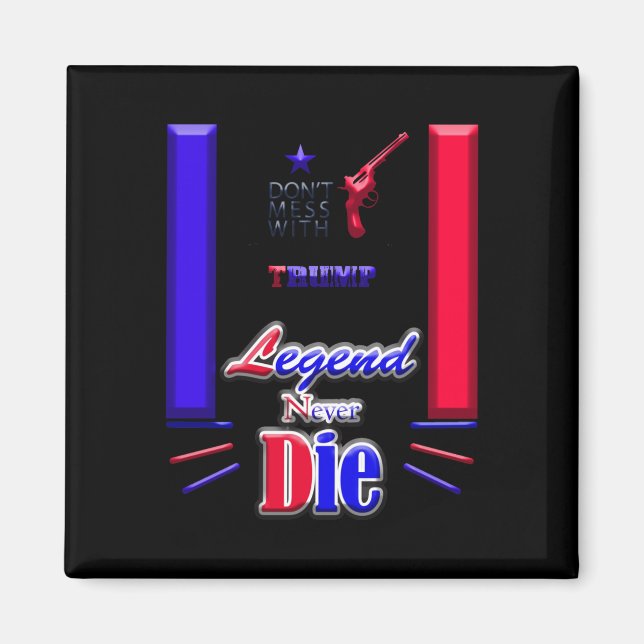 Imã Nunca Morra Em Pé Com Donald Trump (Frente)