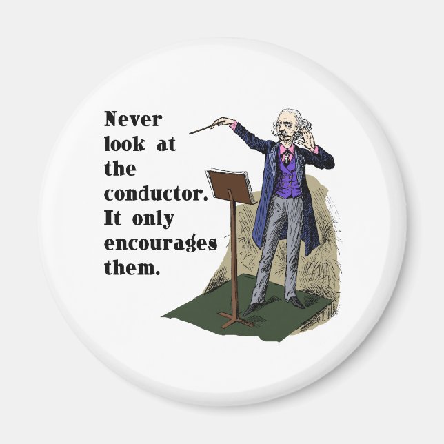 Imã Nunca olhe para o Condutor (Frente)