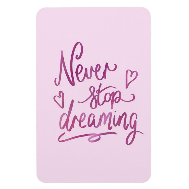 Ímã Nunca pare de sonhar (Vertical)