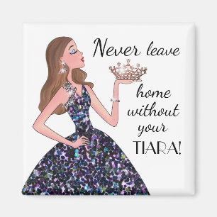 Imã Nunca saa em casa sem sua TIARA!