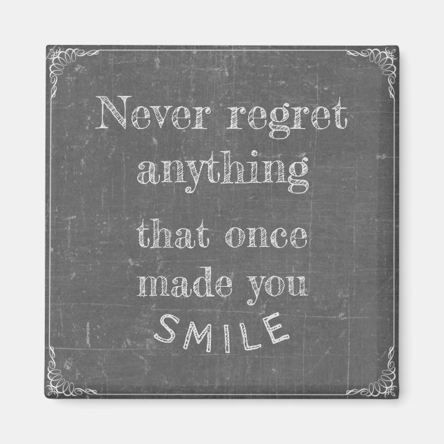 Imã Nunca se arrependa de nada (Frente)