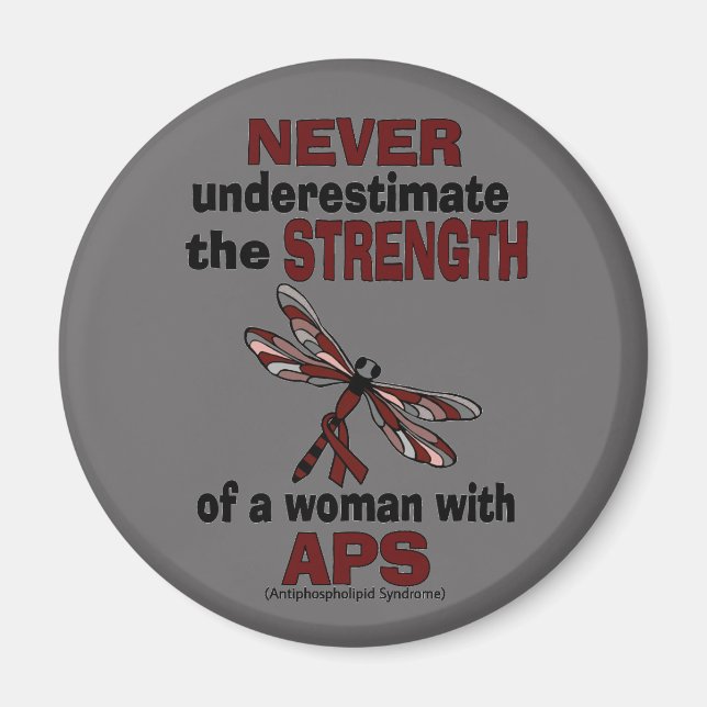 Imã Nunca Subestimar...Mulher/Dragonfly...APS (Frente)