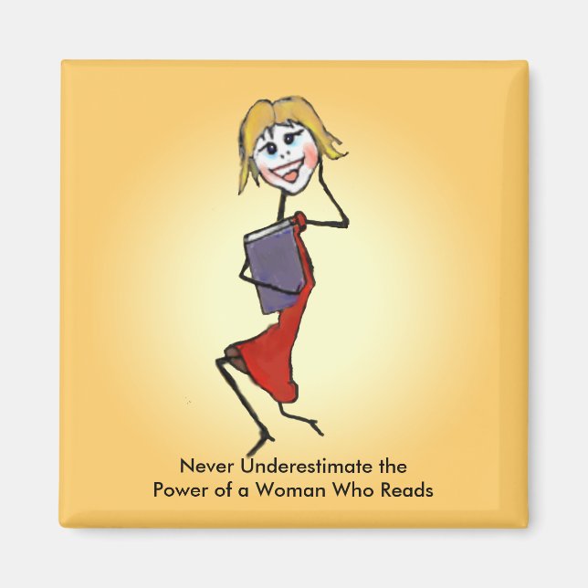 Imã Nunca subestime o poder de uma mulher que lê (Frente)