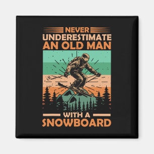 Imã Nunca Subestime Um Velho Com Um Snowboard Vi