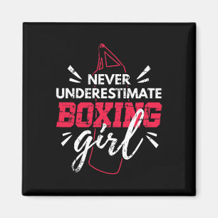 Imã Nunca Subestime Uma Garota de Boxe Mma Kickboxing