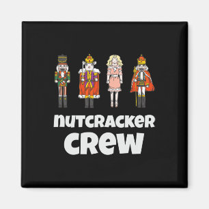 Imã Nutcracker Crew Family Matando Xmas Boys Sant