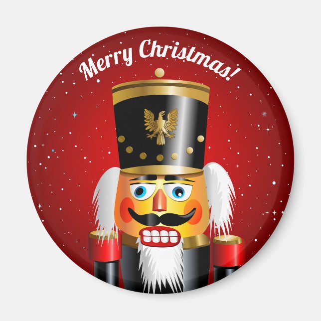 Imã Nutcracker Toy Soldier (Frente)