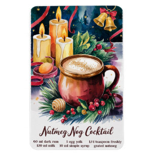 Ímã Nutmeg Nog Cocktail