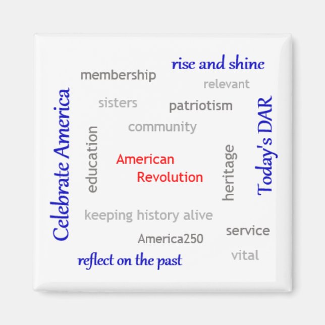 Imã Nuvem da palavra de DAR (Frente)