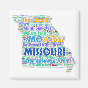 Imã Nuvem da palavra de Missouri