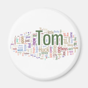 Imã Nuvem da palavra de Tom Sawyer