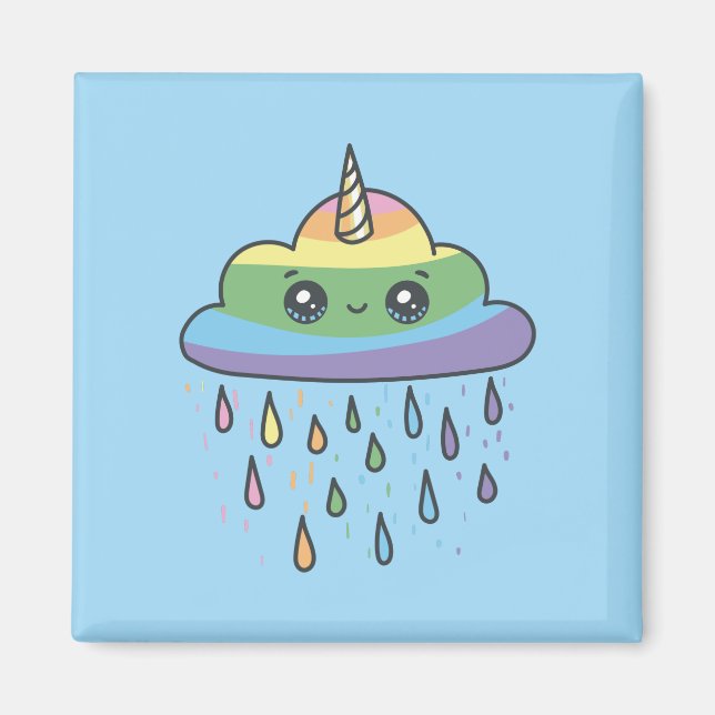 Imã Nuvem Unicorn Custa (Frente)