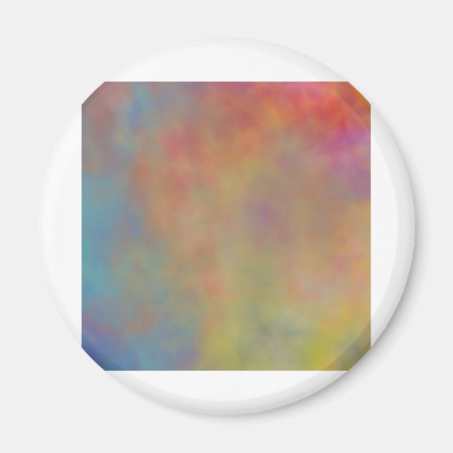 Imã nuvens abstratas (Frente)