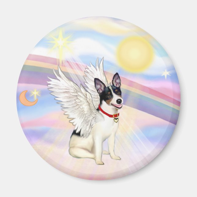 Imã Nuvens - Anjo Rat Terrier (Frente)