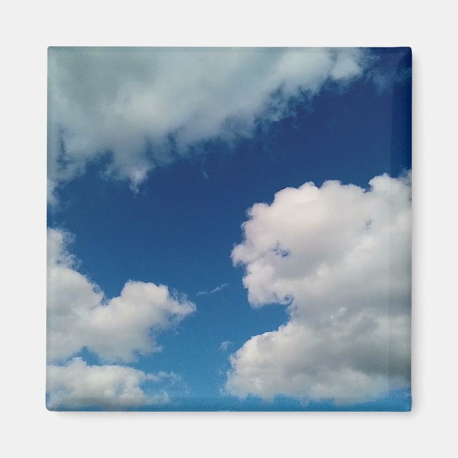 Imã Nuvens brancas moles (Frente)