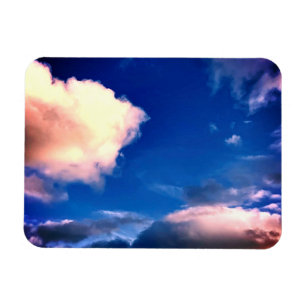 Ímã Nuvens com Fotografia Externa de Céu Azul