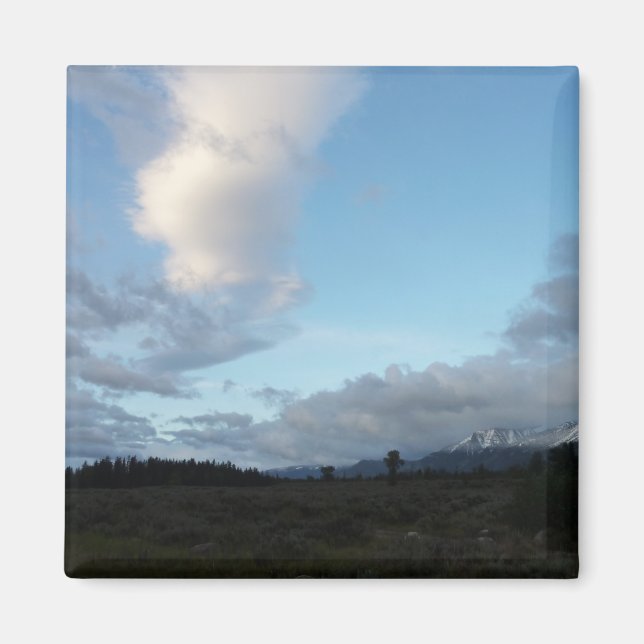 Imã Nuvens da Manhã no Parque Nacional Grand Teton (Frente)