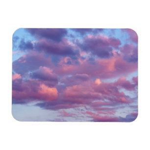 Ímã Nuvens rosadas e roxas