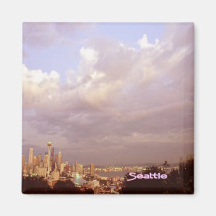 Imã Nuvens sobre o ímã bonito de Seattle