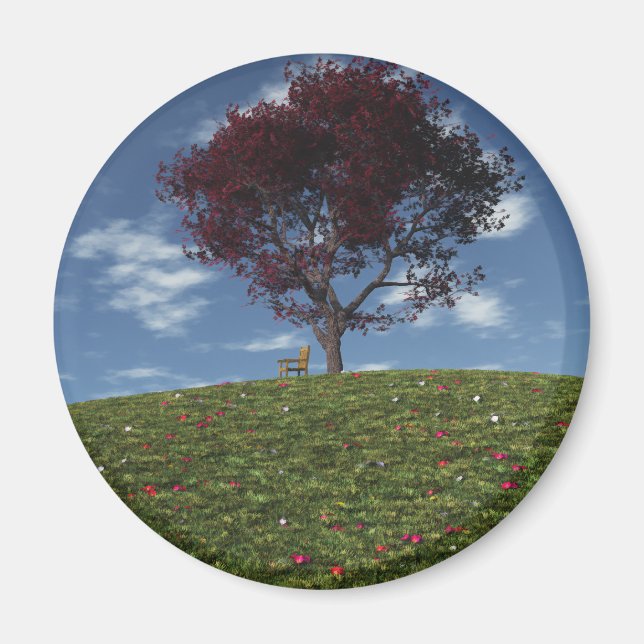 Imã Nuvens velejam por ímã (Frente)