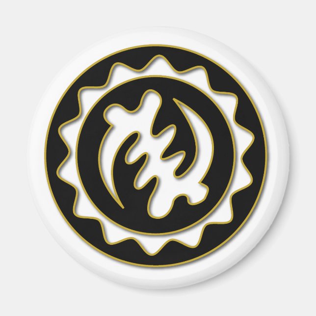 Imã Nyame Ye Ohene | God is King symbol (Frente)