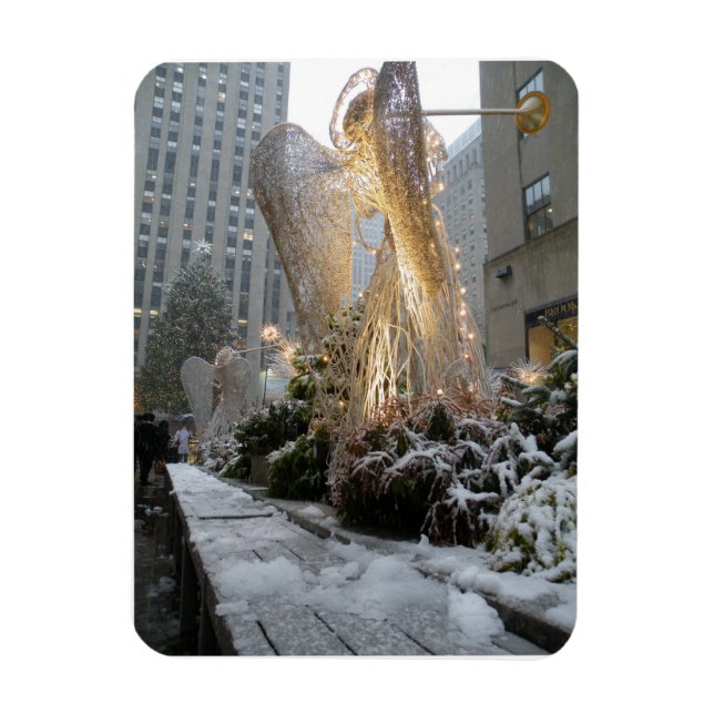 Ímã NYC Christmas Angel (Vertical)