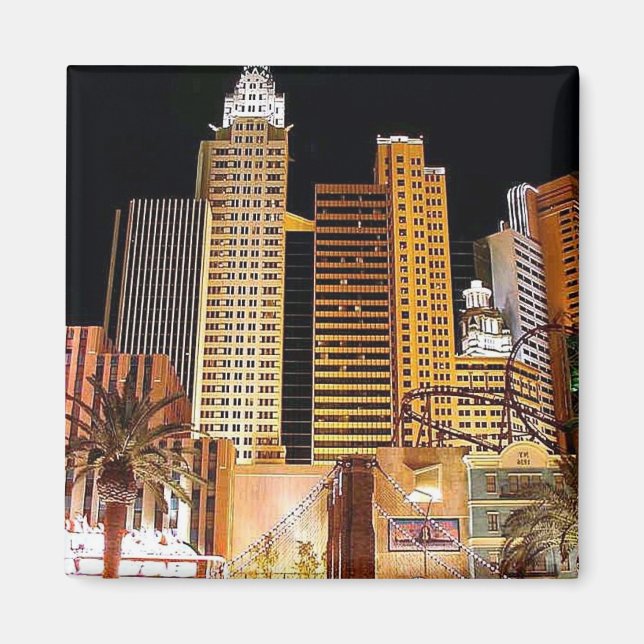 Imã NYC no Magnet Noturno (Frente)