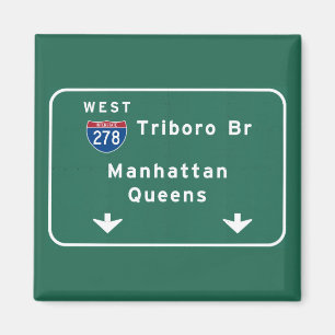 Imã NYC Nova Iorque Triboro Br Manhattan Interstate