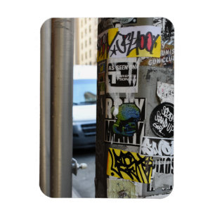 Ímã NYC Urban Street Fotografia Grafite Art Nova Iorqu