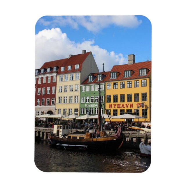 Ímã Nyhavn Copehagen Dinamarca (Vertical)