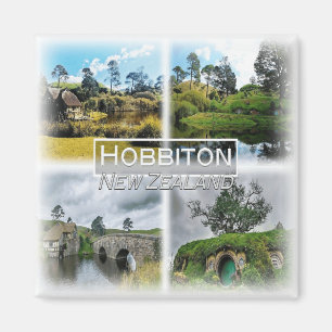 Imã NZ0022 Oceânia, Nova Zelândia, Hobbiton, geladeira